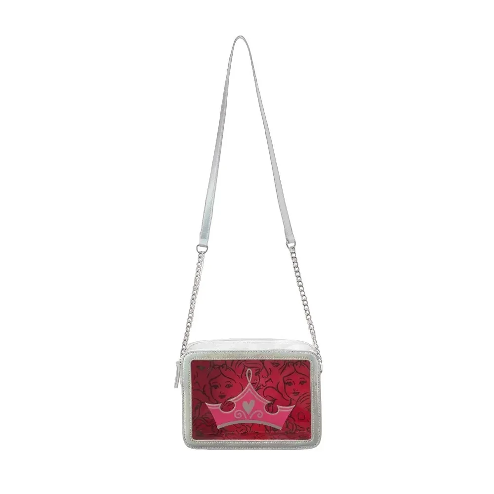 Girls Disney Princess Crossbody Bag Pink/Silver Disney Store